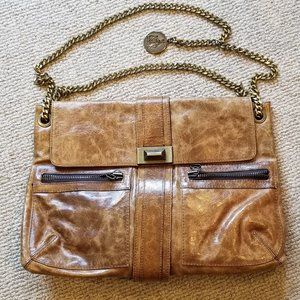 Lanvin: Brown Leather Shoulder bag